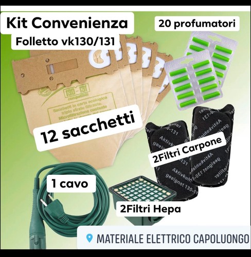 Sacchetti folletto 130 vk - vk,