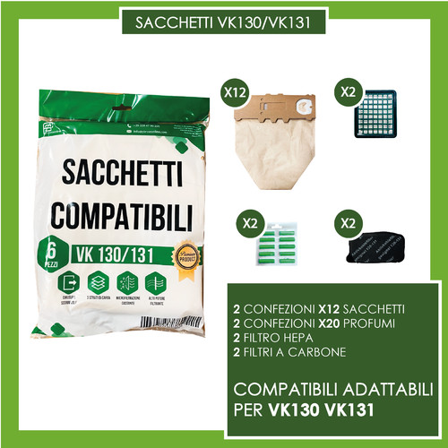 Sacchetti folletto vorwerk - sacchetti,
